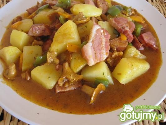 Pomysł na...Chłopski garnek z kurkami