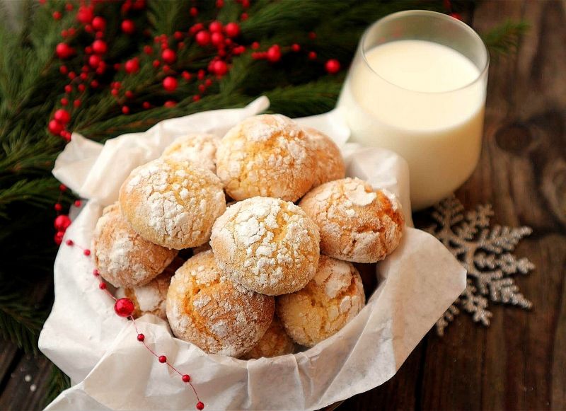 Popękane ciasteczka cytrynowe 