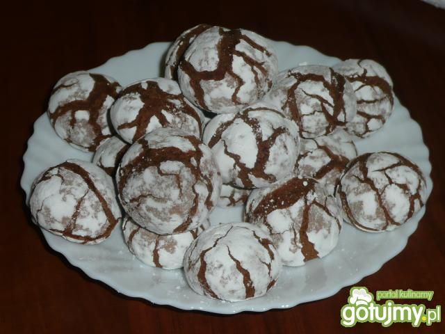 Popękane ciasteczka z kawą 