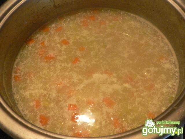 Porowa zupa z ryżem