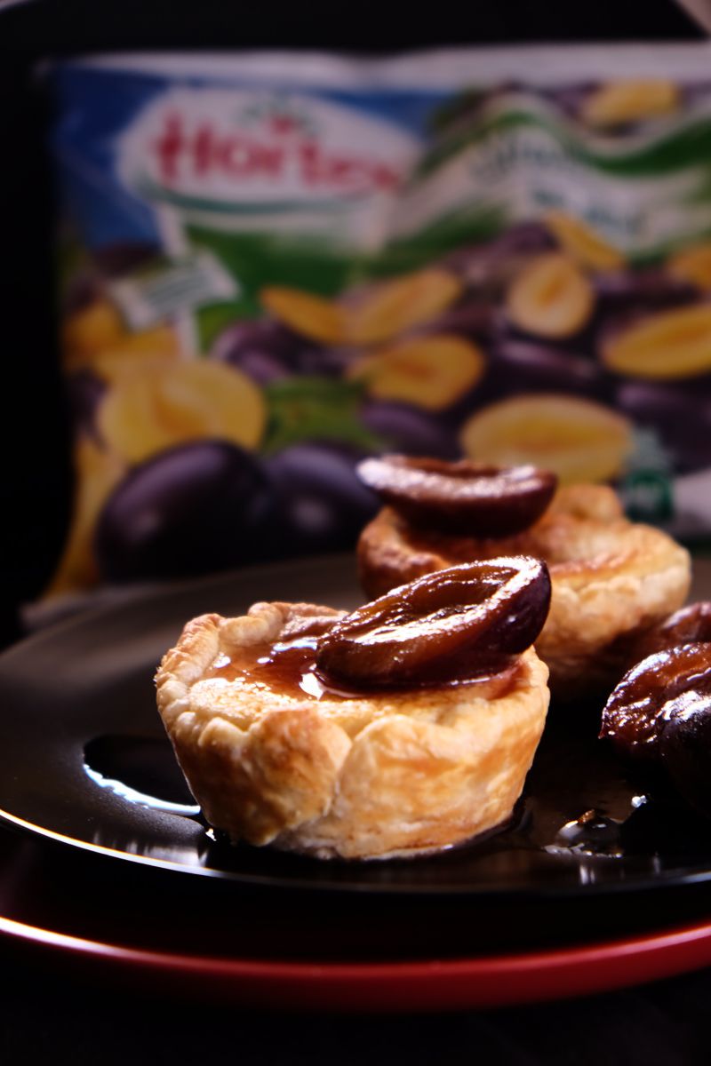 Portugalskie tartaletki ze śliwkami  Portugalskie tartaletki ze śliwkami