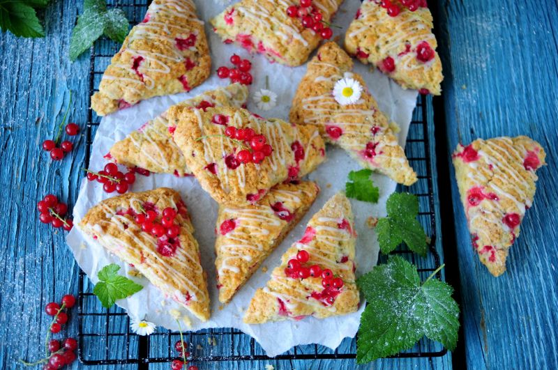 Porzeczkowe scones Porzeczkowe scones