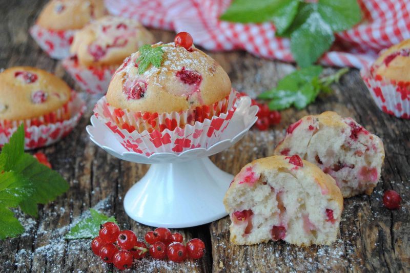 Porzeczkowo- cynamonowe muffinki Porzeczkowo- cynamonowe muffinki