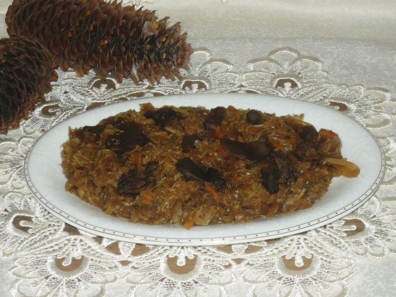 Postna kapusta z grzybami Postna kapusta z grzybami