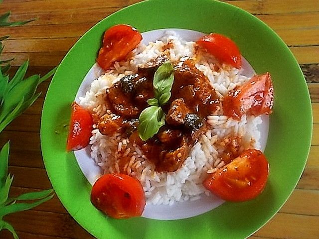 Poświąteczna potrawka z ryżu 