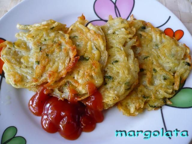 Poszarpane placki ziemniaczane