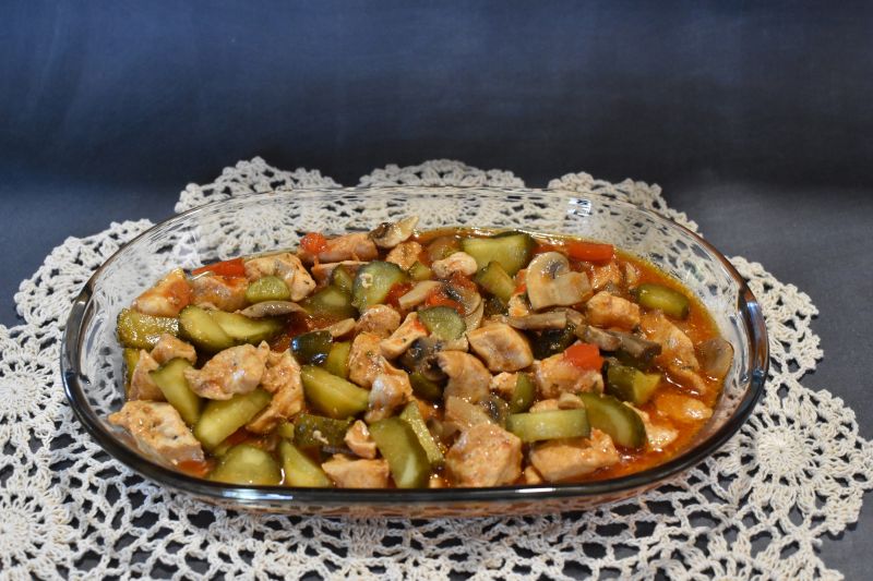 Potrawka Gyros z kurczaka