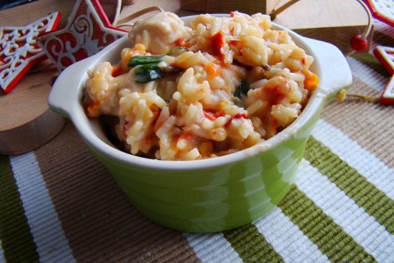 Potrawka ryżowa z kurczakiem 