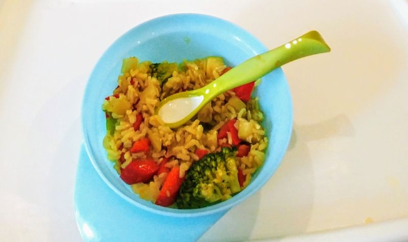 Potrawka ryżowa z warzywami (danie dla maluszka) Potrawka ryżowa z warzywami (danie dla maluszka)