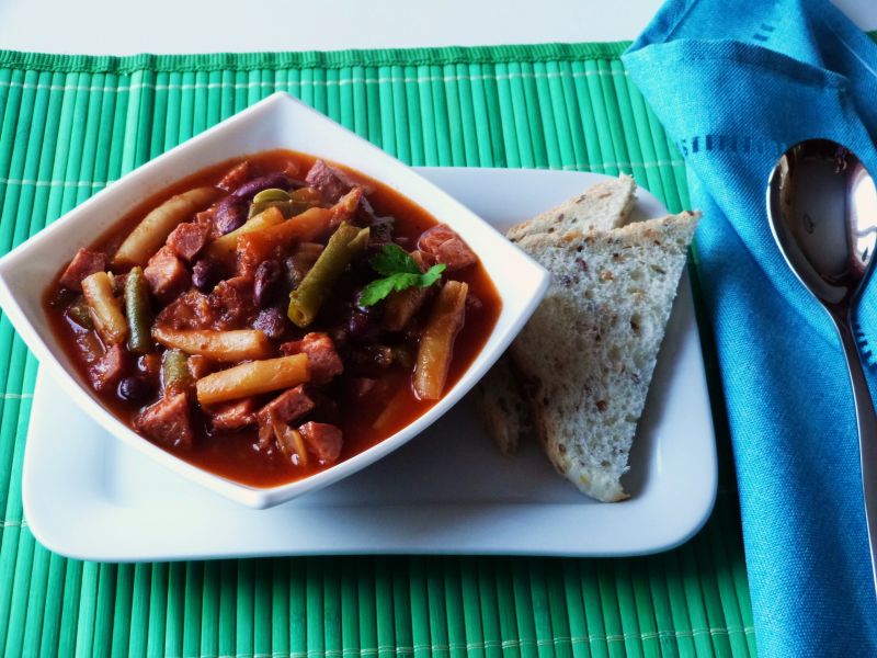 Potrawka z fasolką szparagową