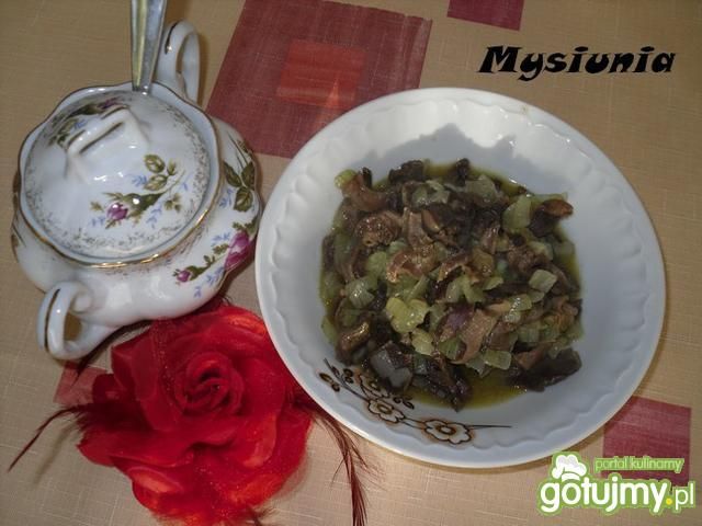 Potrawka z gęsich żołądków