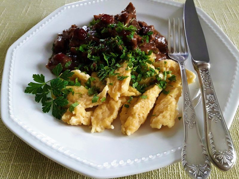 Potrawka z indyka z borówkami Potrawka z indyka z borówkami