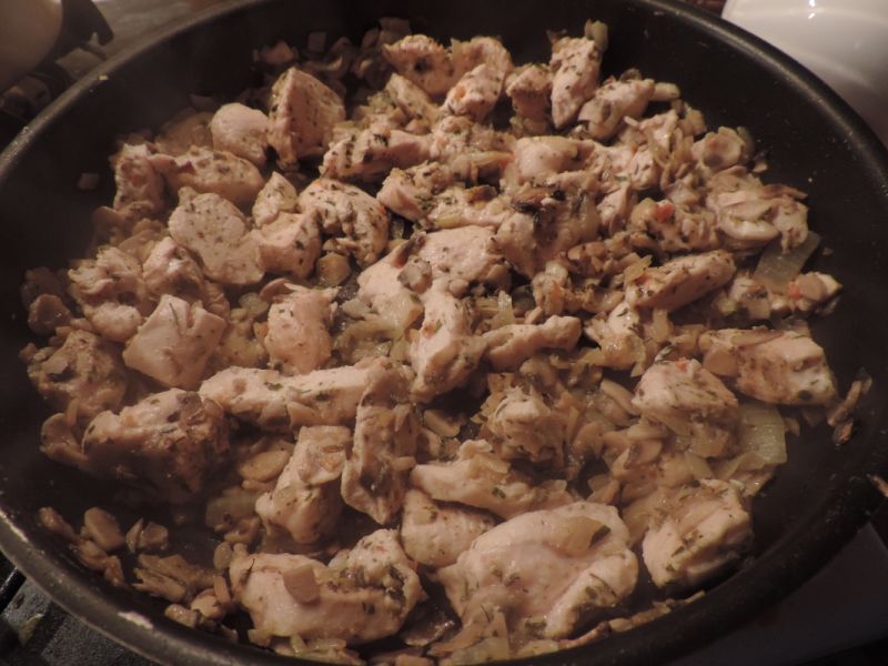 Potrawka z kurczaka i pieczarek Potrawka z kurczaka i pieczarek