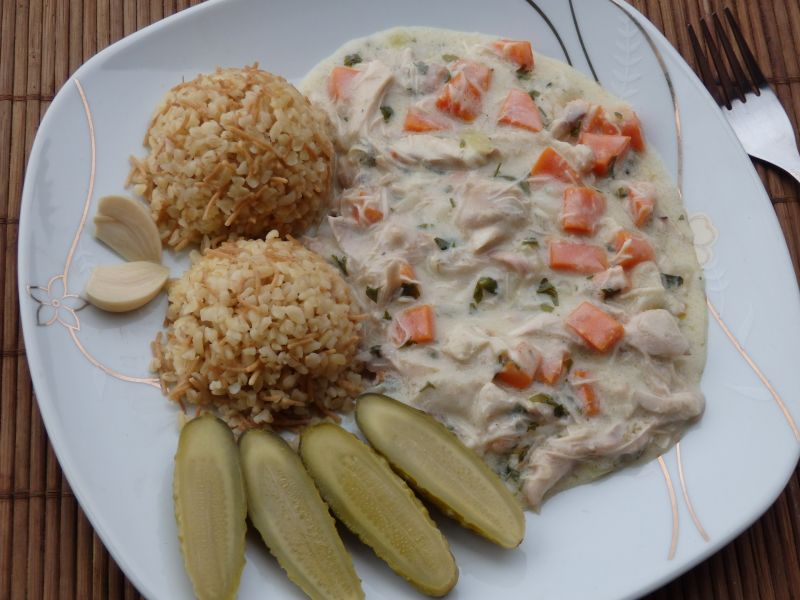 Potrawka z kurczaka z marchewką