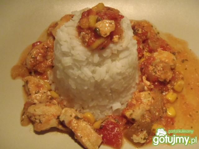 Potrawka z kurczaka z ryżem  Potrawka z kurczaka z ryżem