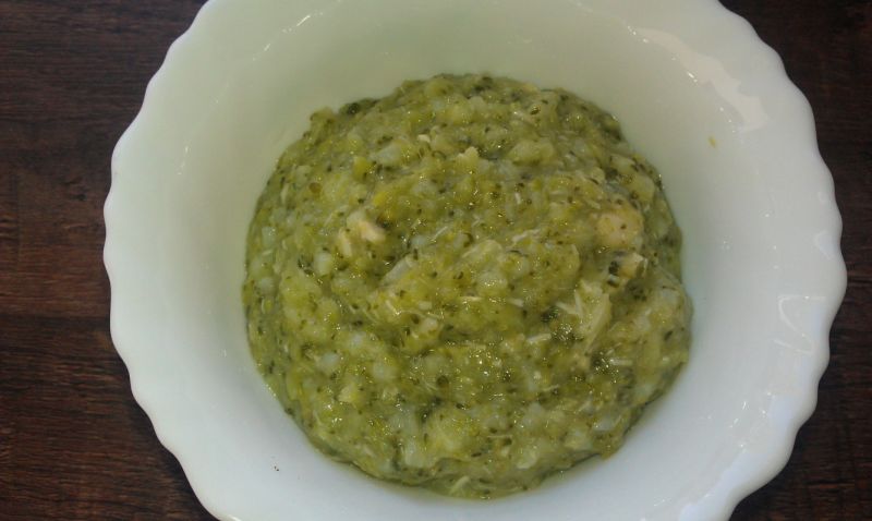 Potrawka z kurczakiem i brokułami dla malucha