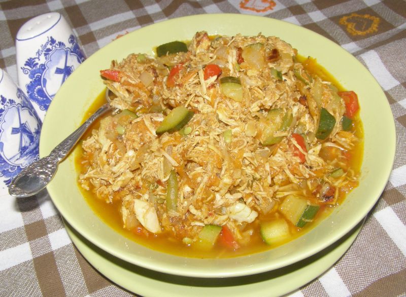 Potrawka z kury rosołowej