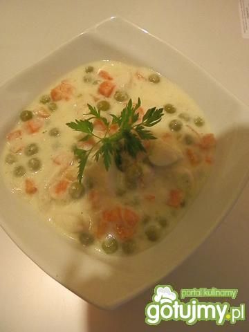 Potrawka z marchewką i groszkiem