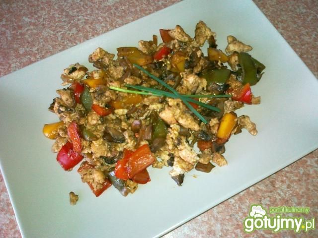 Potrawka z mielonym kurczakiem