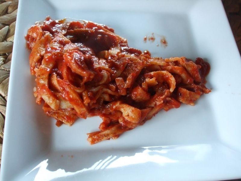 Potrawka z naleśników  Potrawka z naleśników