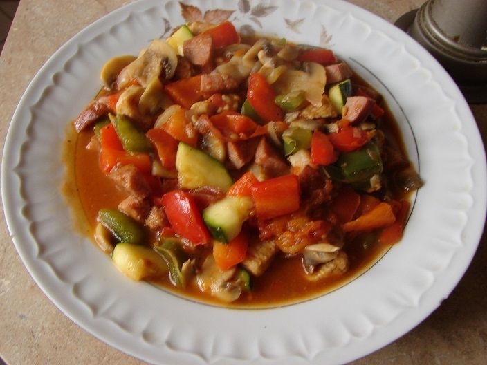 Potrawka z papryką Potrawka z papryką