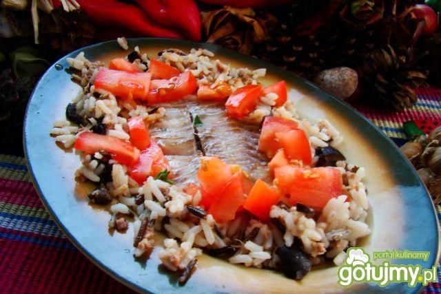 Potrawka z ryżu i dorsza