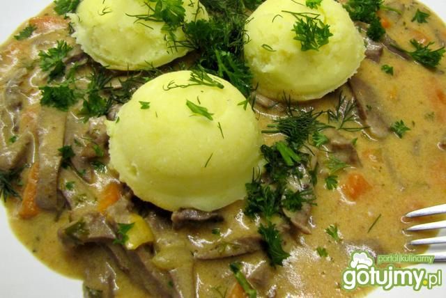 Potrawka z serc wieprzowych