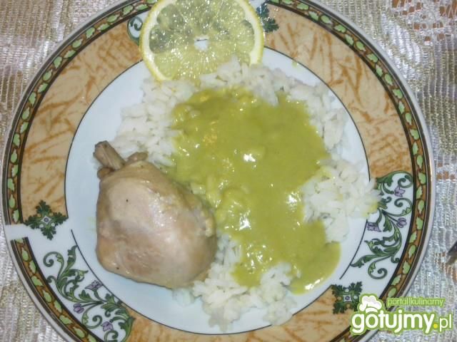 Potrawka z zielonym sosem  Potrawka z zielonym sosem
