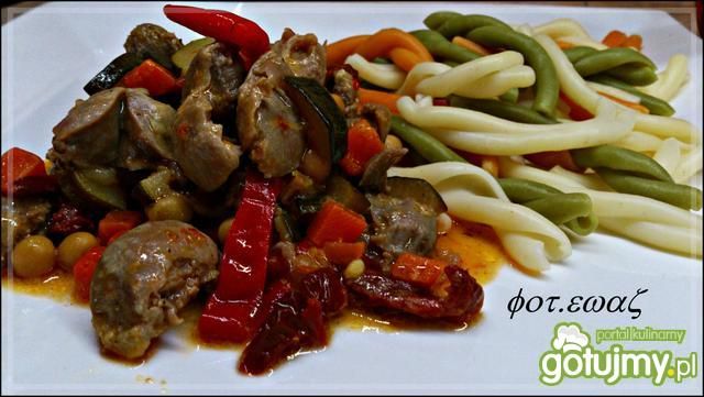 Potrawka z żołądków drobiowych Potrawka z żołądków drobiowych