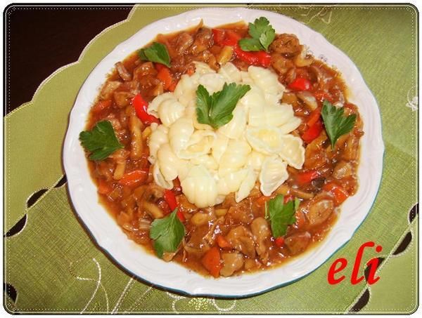 Potrawka z żołądków drobiowych Eli Potrawka z żołądków drobiowych Eli