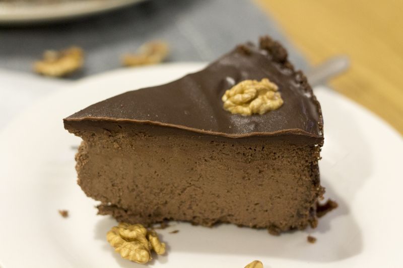      Potrójnie czekoladwy sernik