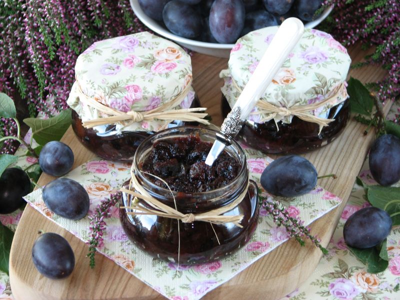 Powidła bez cukru z piekarnika