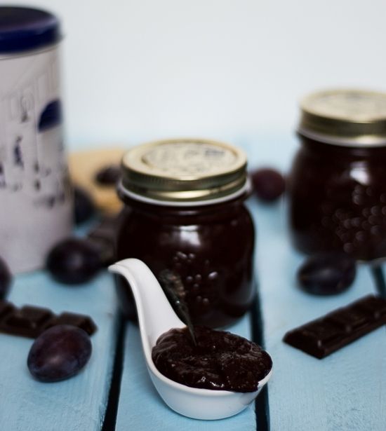 Powidła śliwkowe z czekoladą i karobem