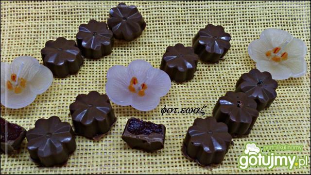 Pralinki czekoladowo - wiśniowe