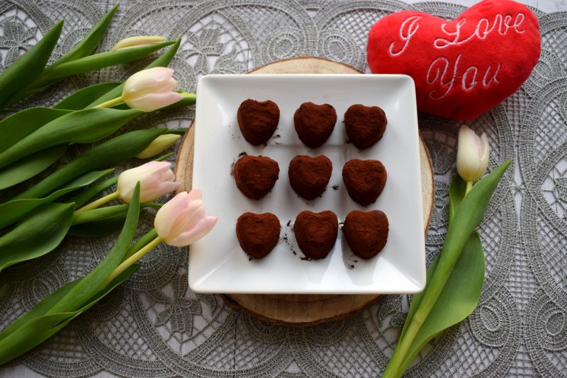 Pralinki z migdałami  Pralinki z migdałami