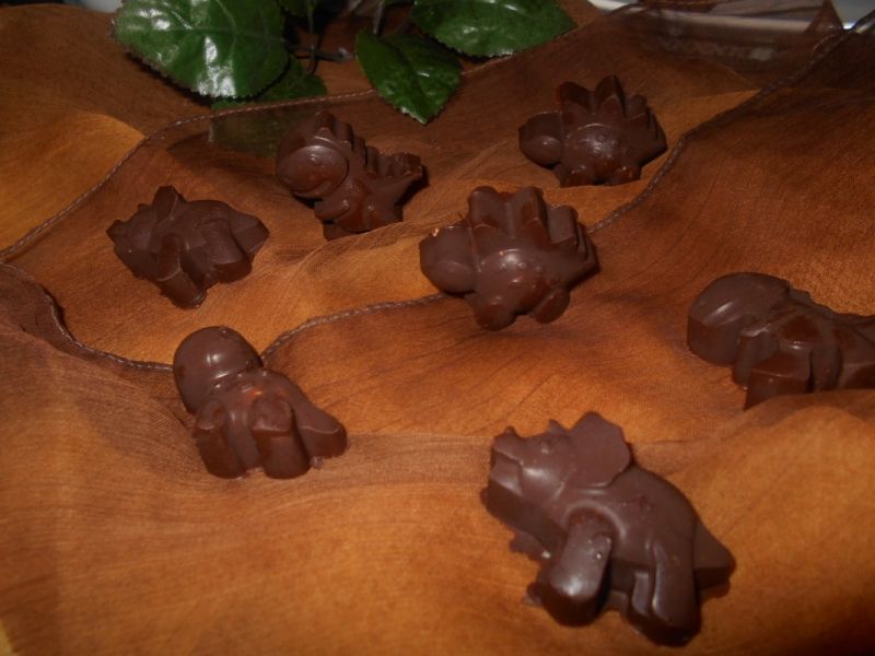 Pralinki z nadzieniem miętowym