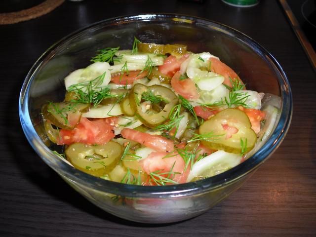 Prawie wiosenna salatka.