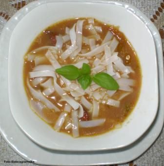 Prawie zupa Pak Choi :     Prawie zupa Pak Choi :