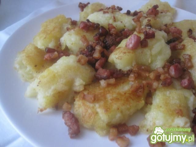 Prażoki podsmażane ze skwarkami Prażoki podsmażane ze skwarkami