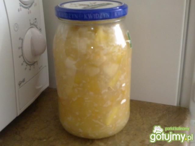 Prażone jabłka z kokosem 