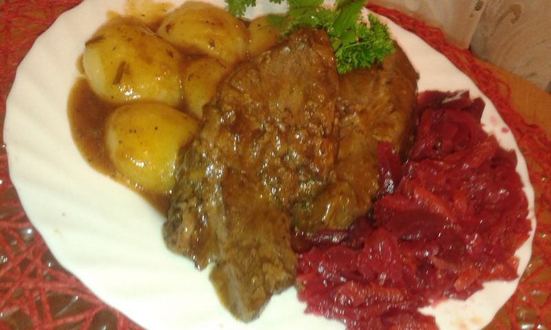 Pręga wołowa pieczona po mojemu