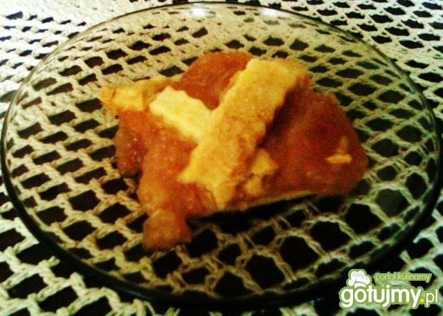 Prosta babcina szarlotka w kratkę Prosta babcina szarlotka w kratkę