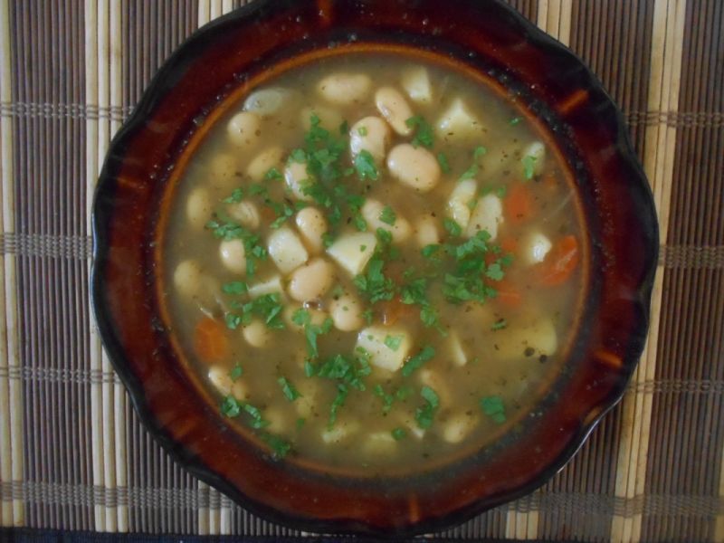 Prosta zupa fasolowa Prosta zupa fasolowa