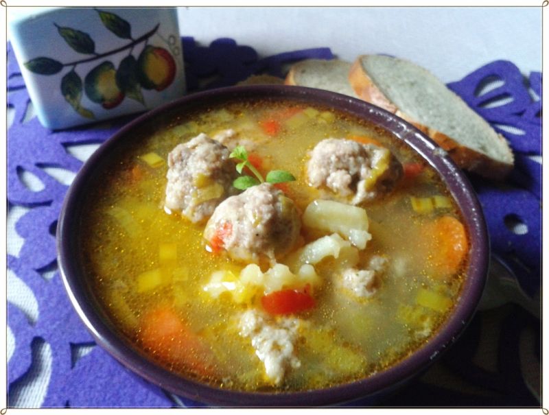 Prosta zupa z klopsikami Prosta zupa z klopsikami