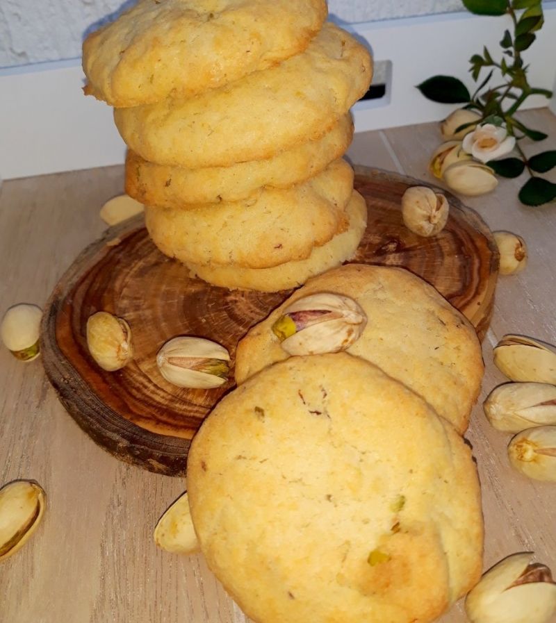 Proste ciasteczka z pistacjami Proste ciasteczka z pistacjami