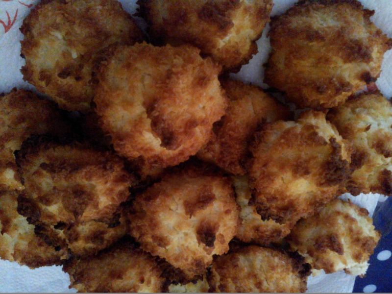 Proste ciastka z kokosem