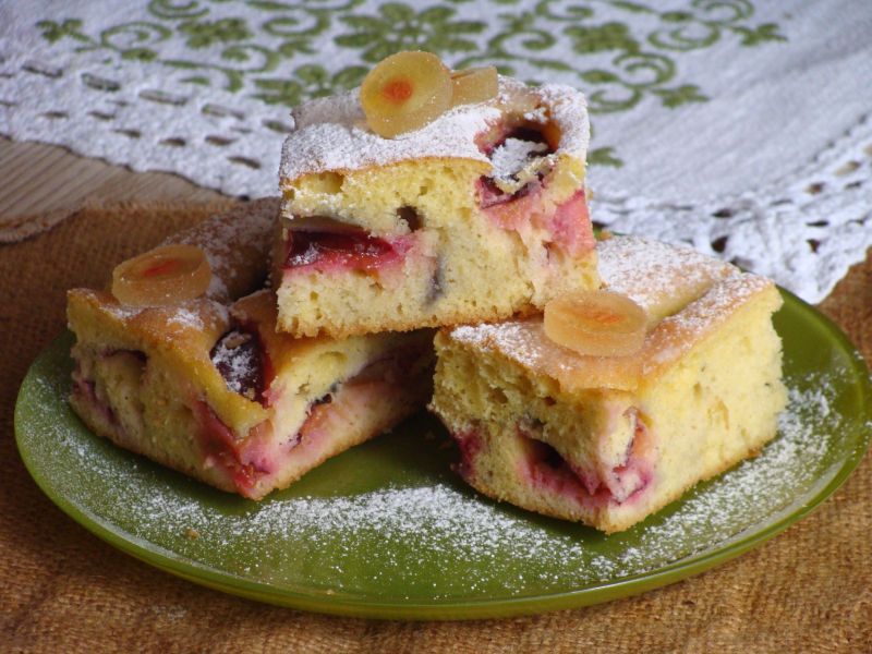 Proste ciasto ze śliwkami Proste ciasto ze śliwkami