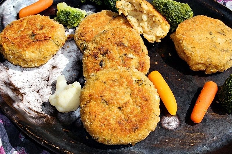 Proste kotleciki z kaszy kuskus