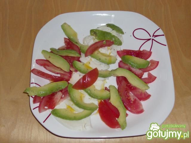 Prostra salatka z awokado Prostra salatka z awokado