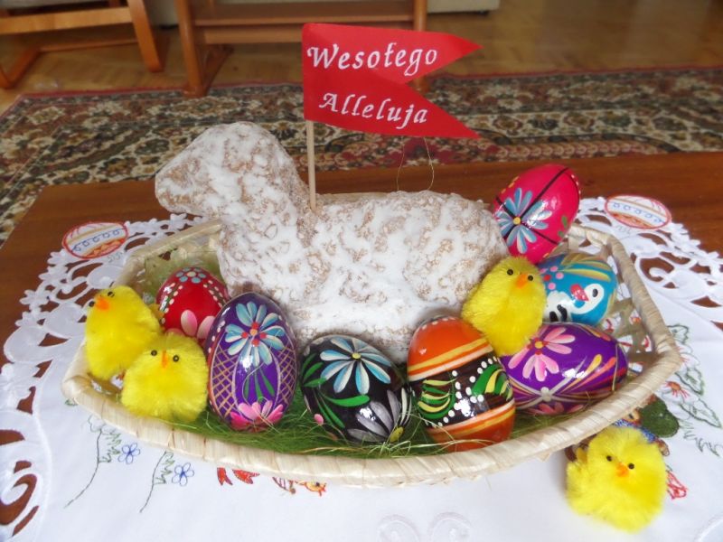 Prosty baranek wielkanocny